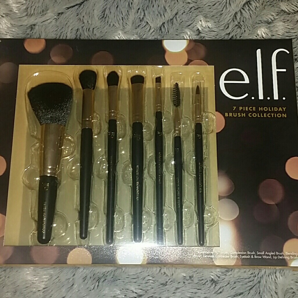 ELF makeup brush collection